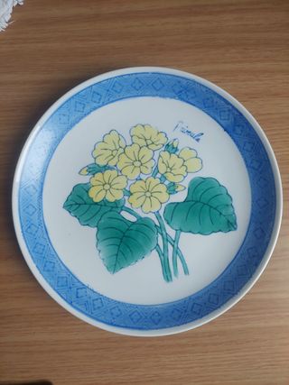 Piatto Porcellana Primula Vintage
