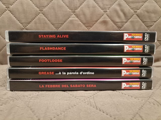 5 film musicali DVD - NUOVI