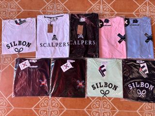 camisetas silbon, scalpers y blue banana