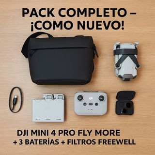Vendo DJI Mini 4 Pro – Pack Vuela Más + Filtros ND