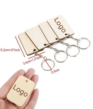 Llaveros Personalizados Madera