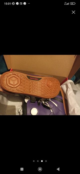 Botas de Nieve DEELUXE Morado/Negro