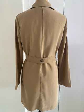 Chaqueta Trench Beige Entretiempo