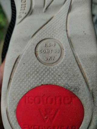 Zapatillas Isotoner Negro Suela Gel