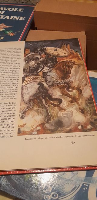 LOTTO LIBRI ILLUSTRATI VINTAGE FIABE FAVOLE BIMBI