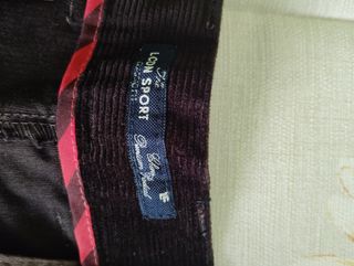 Pantalón de pana marrón caballero