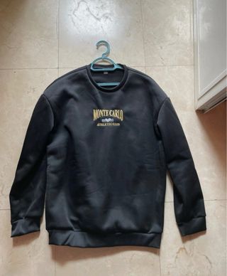 Sudadera Monte Carlo Hombre Negra