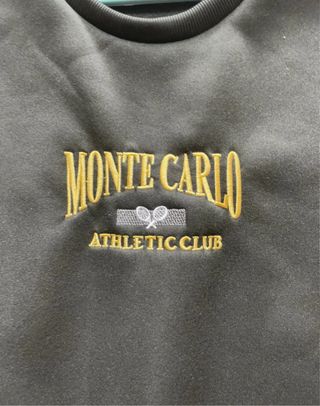 Sudadera Monte Carlo Hombre Negra