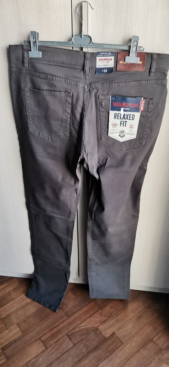 Pantaloni uomo stretch grigi