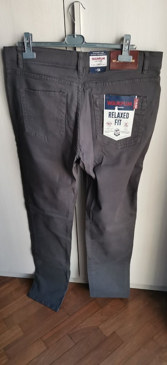 Pantaloni uomo stretch grigi