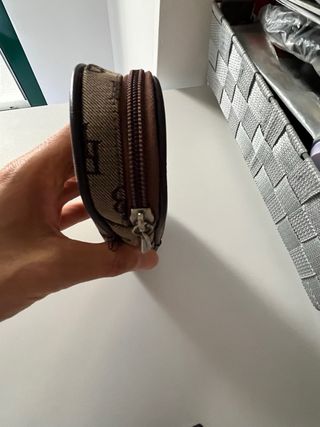 Borsellino marrone. con specchietto. come nuovo