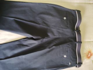 Pantalón de caballero azul