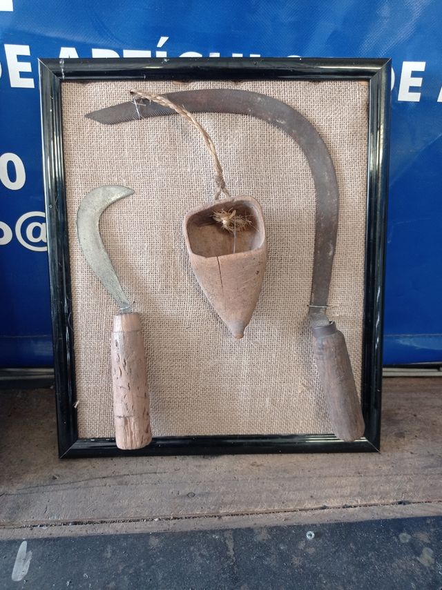 Herramientas antiguas de segador