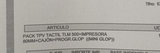 TPV Táctil TLM 500 + Impresora + Cajón
