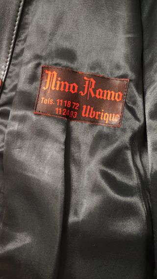 Chaqueta de cuero para hombre