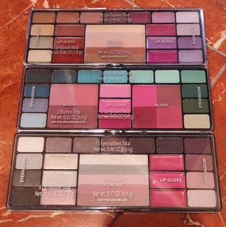 Paletas de maquillaje profesional multicolor