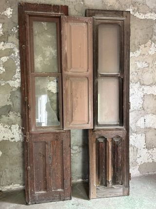 Puertas y ventanas vintage de tea