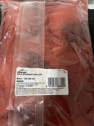 3 Moldes Semiesféricos Lacor Silicona