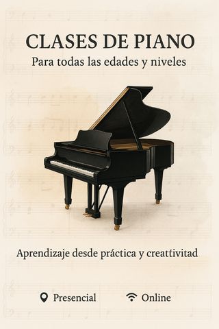 Clases de piano y lenguaje musical