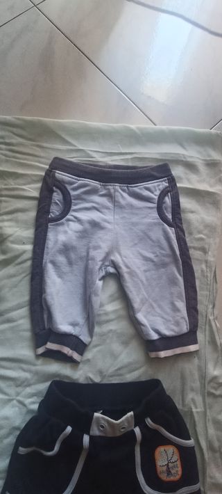 Set 4 pantaloni bimbo 3-9 mesi