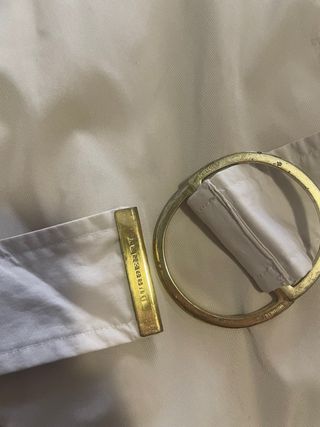 Gabardina Burberry raso ligera beige