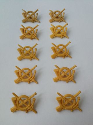 Insignias militares. Infantería