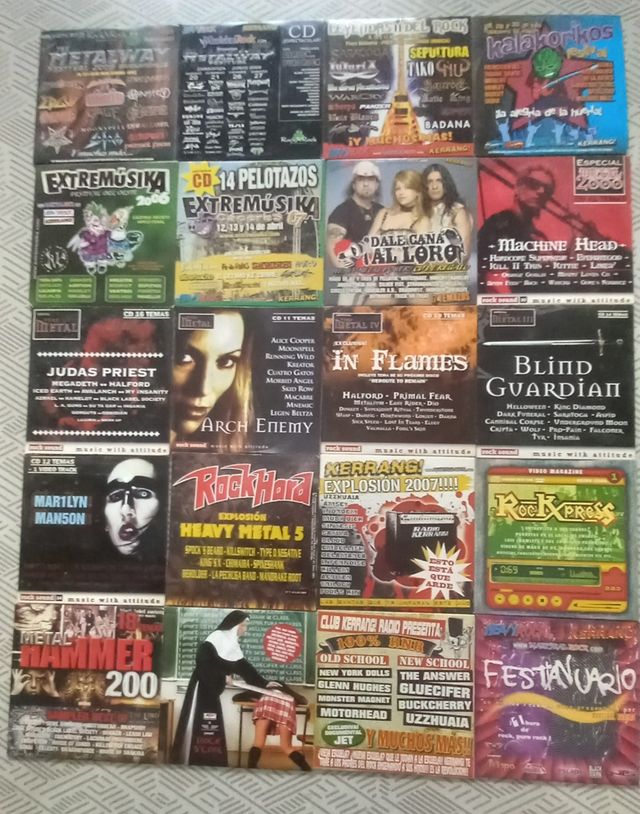 CDs promocionales varias revistas. 52 CD's