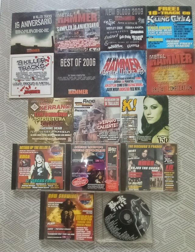 CDs promocionales varias revistas. 52 CD's