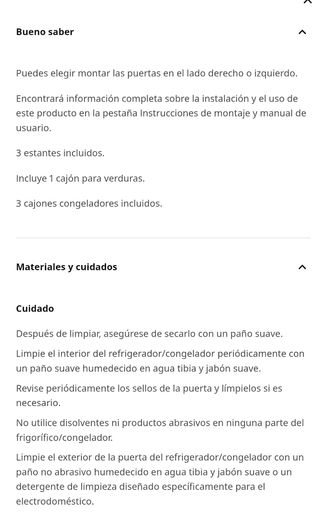 Nevera combi inox. 