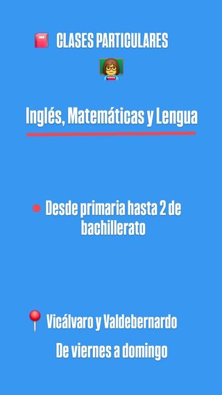 Profesora particular