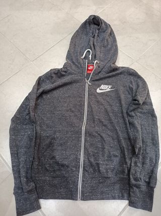 Giacca Nike con cappuccio grigia