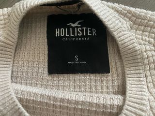 Jersey Hollister Hombre Beige