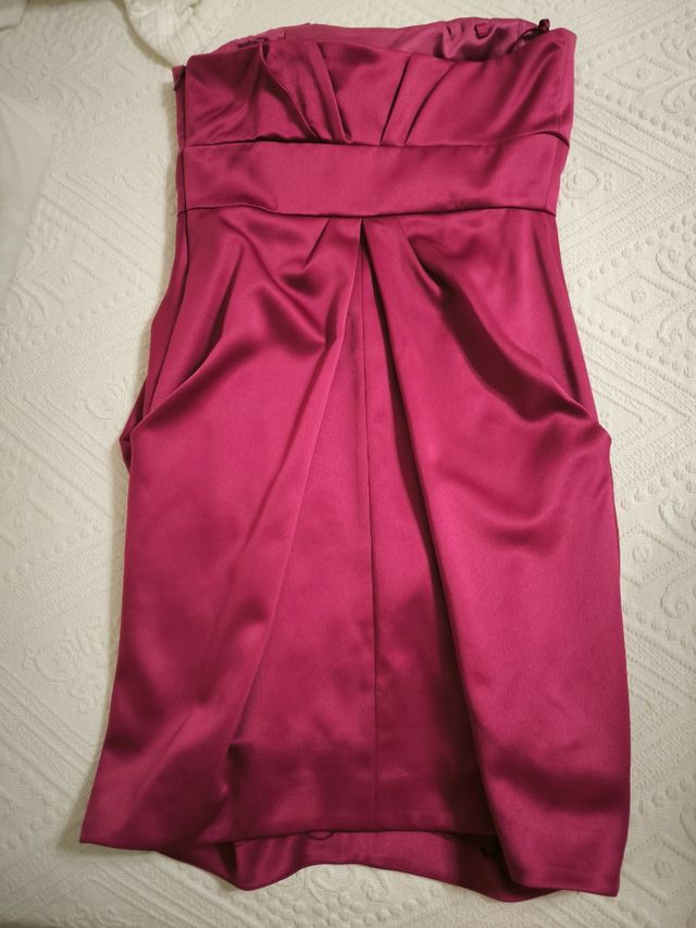 Vestido corto fiesta rosa