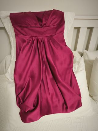 Vestido corto fiesta rosa