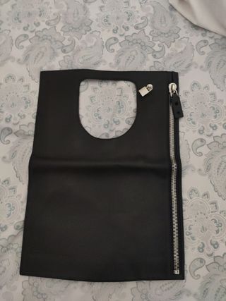 Borsa in pelle nera