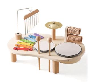 Batería infantil de madera sin abrir