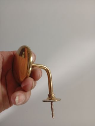 Alzapaños Cortinas Metal Dorado