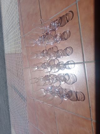 Lote 21 Copas de Cristal