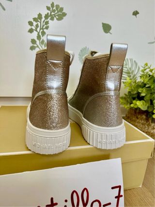 Botines Michael Kors Gertie Dorados/Plateados
