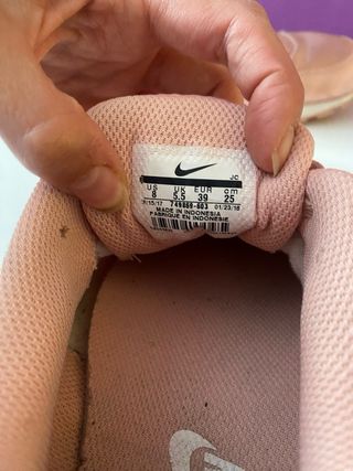 Deportivas Nike Rosa Satinadas