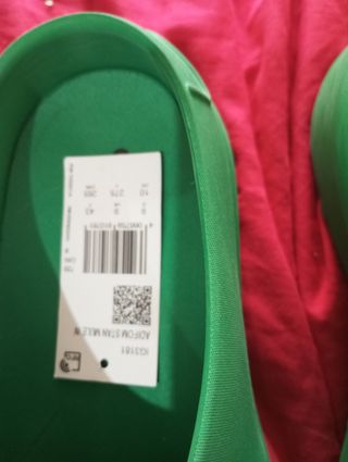 Zuecos Adidas Verdes