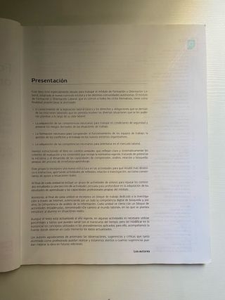 Libro Formacion y orientacion laboral GM