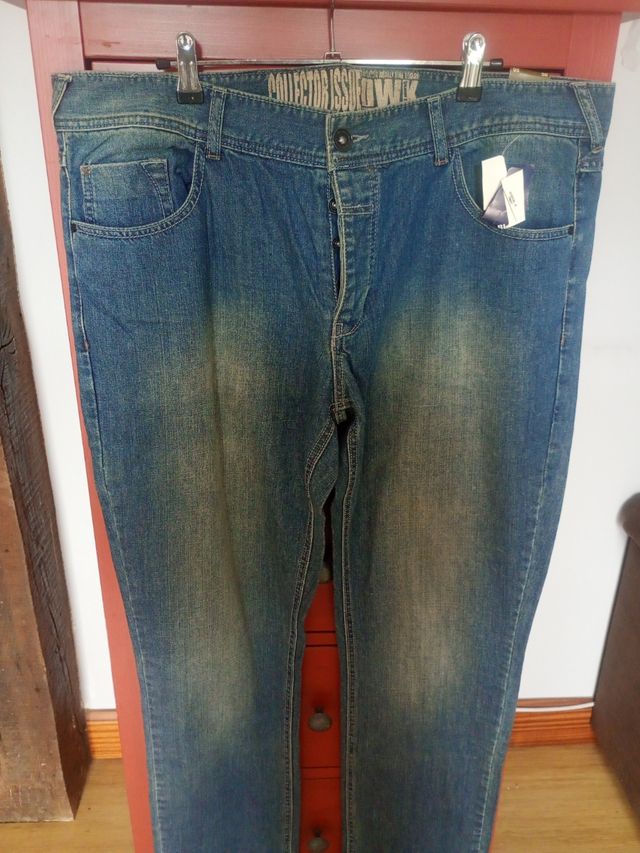 Pantalón vaquero hombre azul