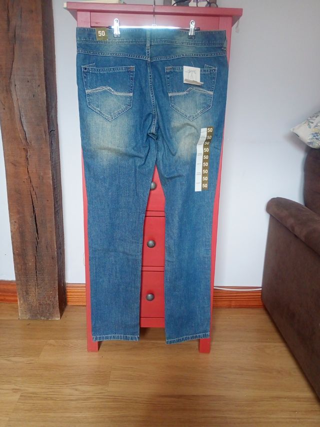 Pantalón vaquero hombre azul