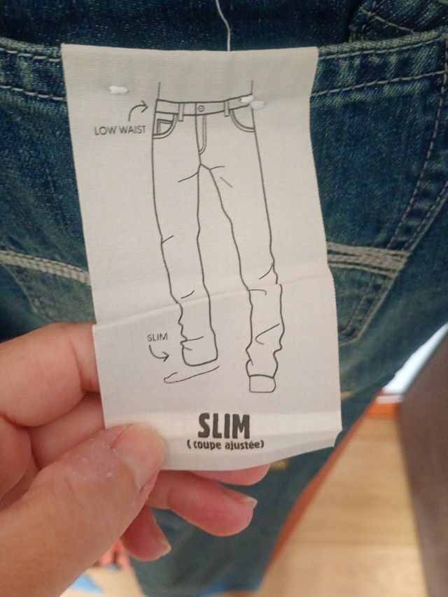 Pantalón vaquero hombre azul