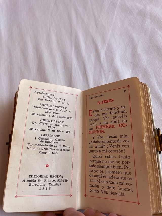 devocionario completo para la primera comunion
