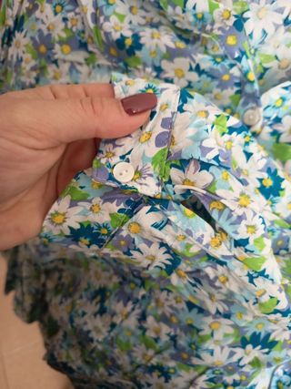 Camisa floral multicolor