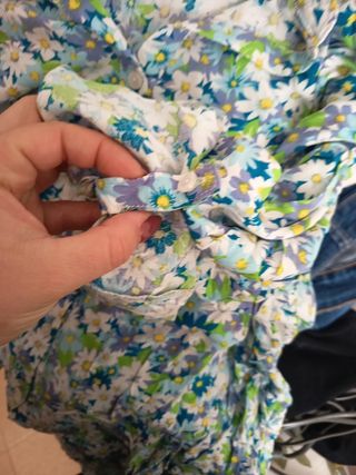 Camisa floral multicolor