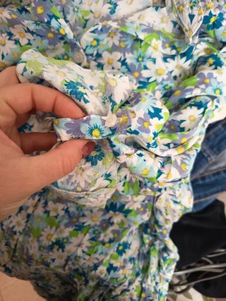 Camisa floral multicolor