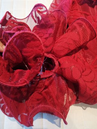 Camisa flamenca granate talla 44